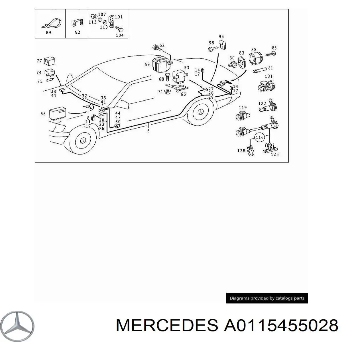 Купити A0115455028 Mercedes 