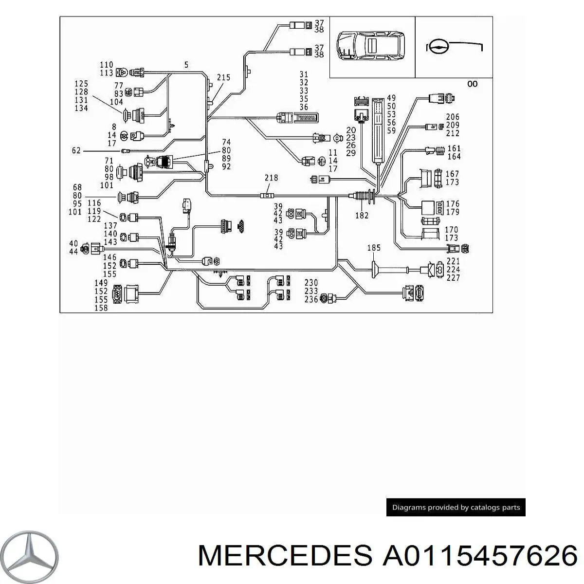  Mercedes A0005402805 ціна, від 4.64 USD