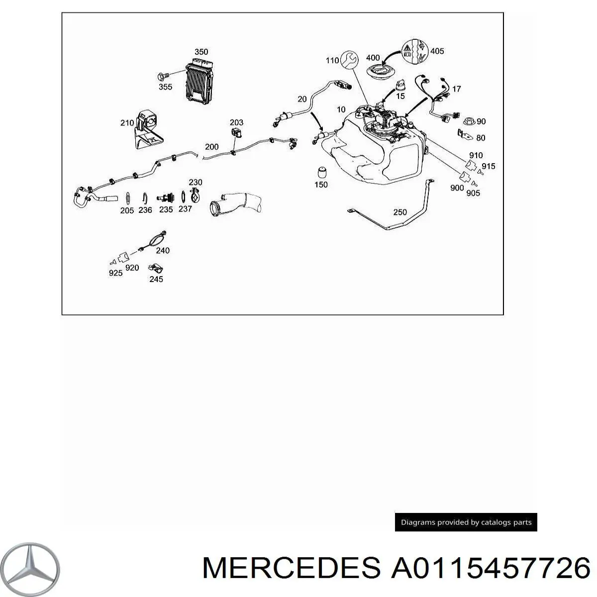  Mercedes A0115457726 ціна, від 1.02 USD