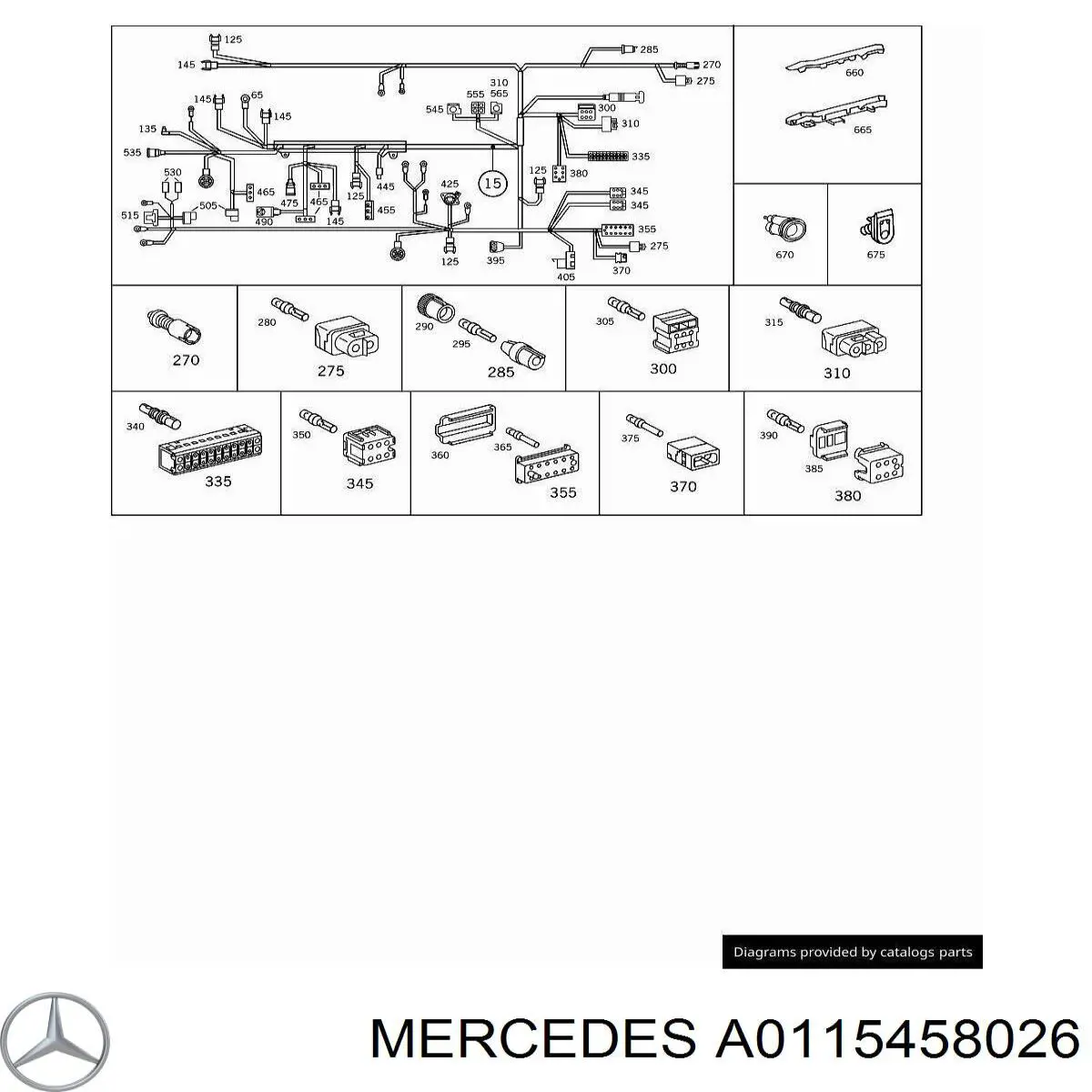 A0115458026 Mercedes 