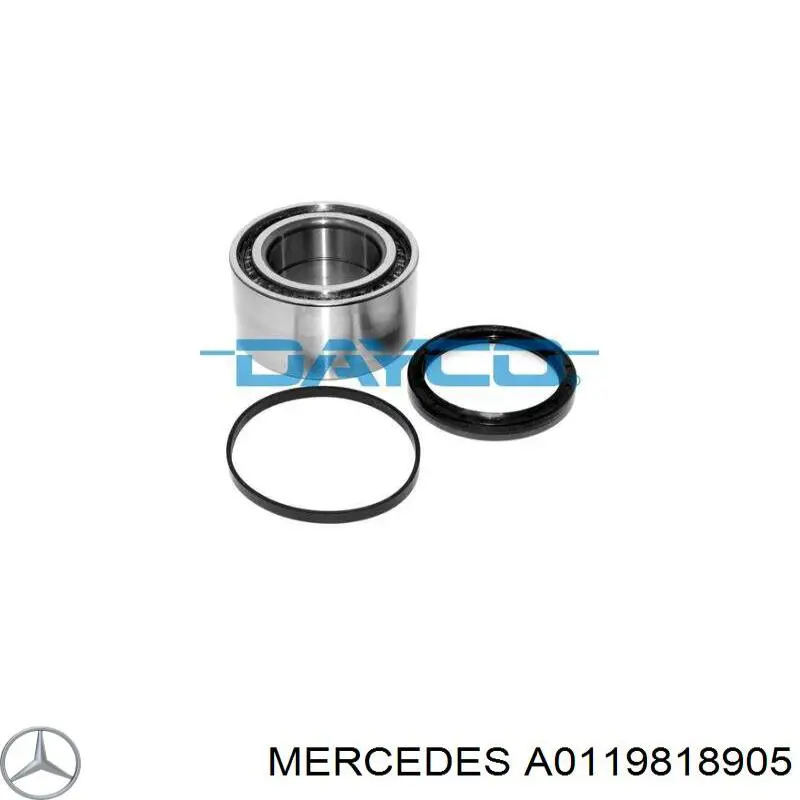 Купити A0119818905 Mercedes Підшипник задньої ступиці