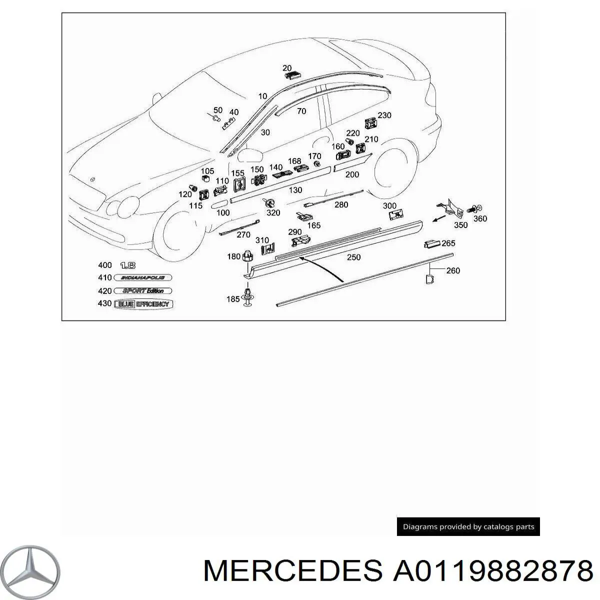 A0119882878 Mercedes 