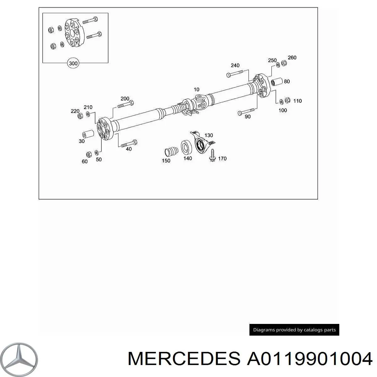  Mercedes A0119901004 ціна, від 3.67 USD