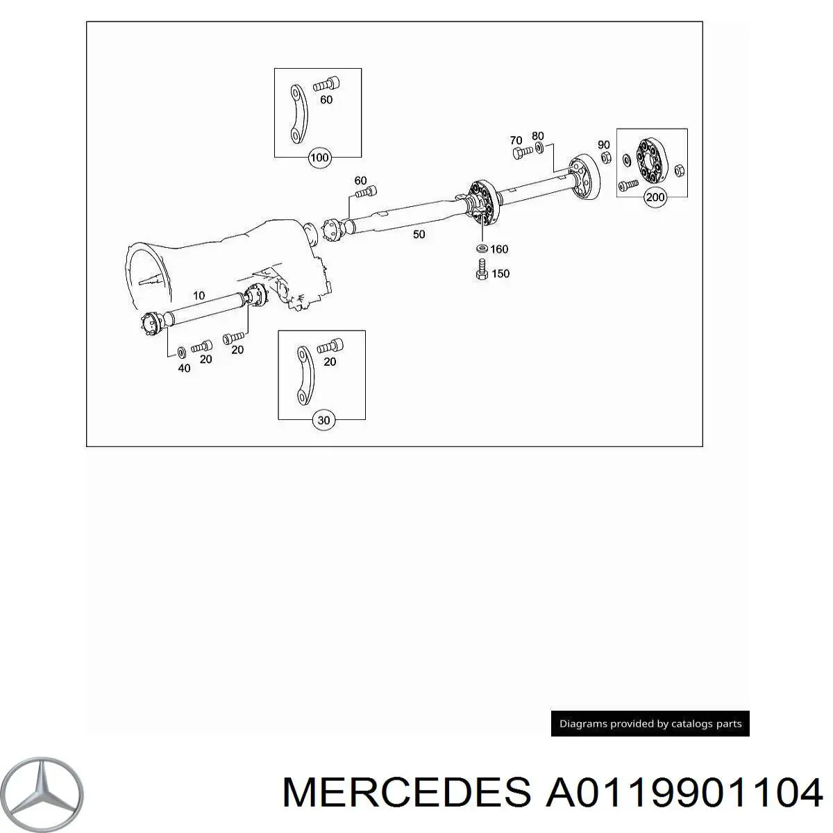 Купити A0119901104 Mercedes 