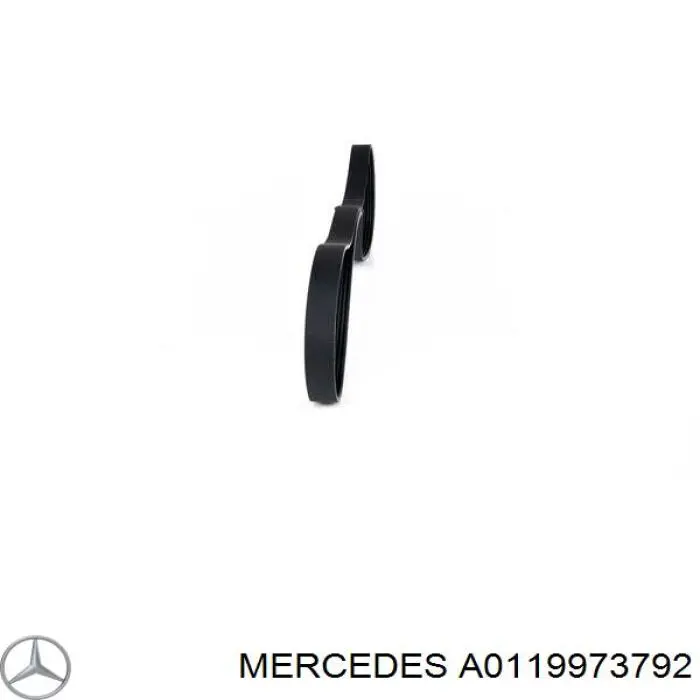 Клиновий ремінь Mercedes A0119973792 ціна, від 14.60 USD