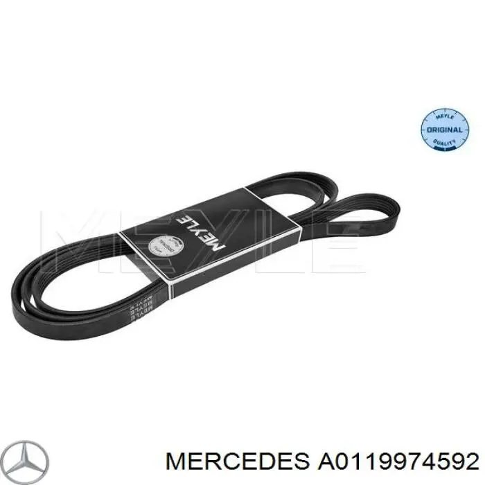 Клиновий ремінь Mercedes A0119974592 ціна, від 17.15 USD