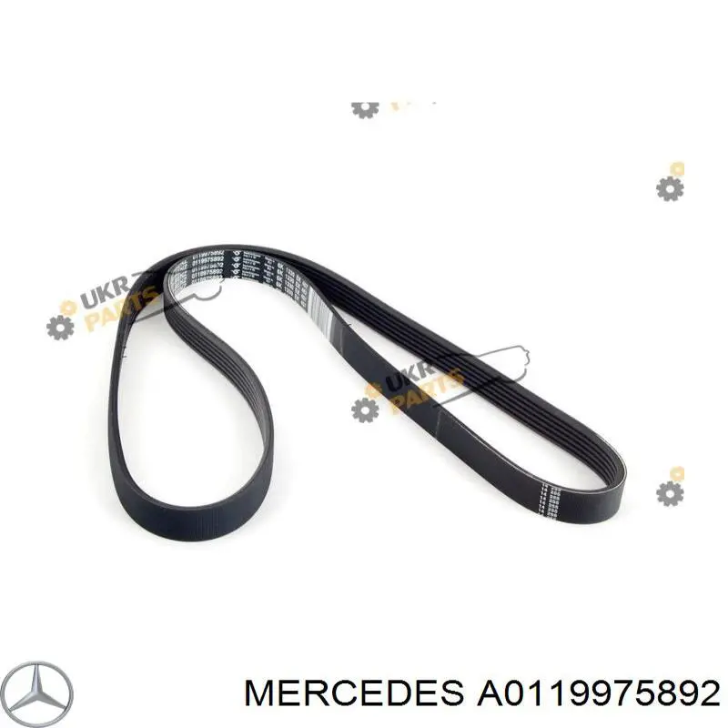 Клиновий ремінь Mercedes A0119975892 ціна, від 10.44 USD