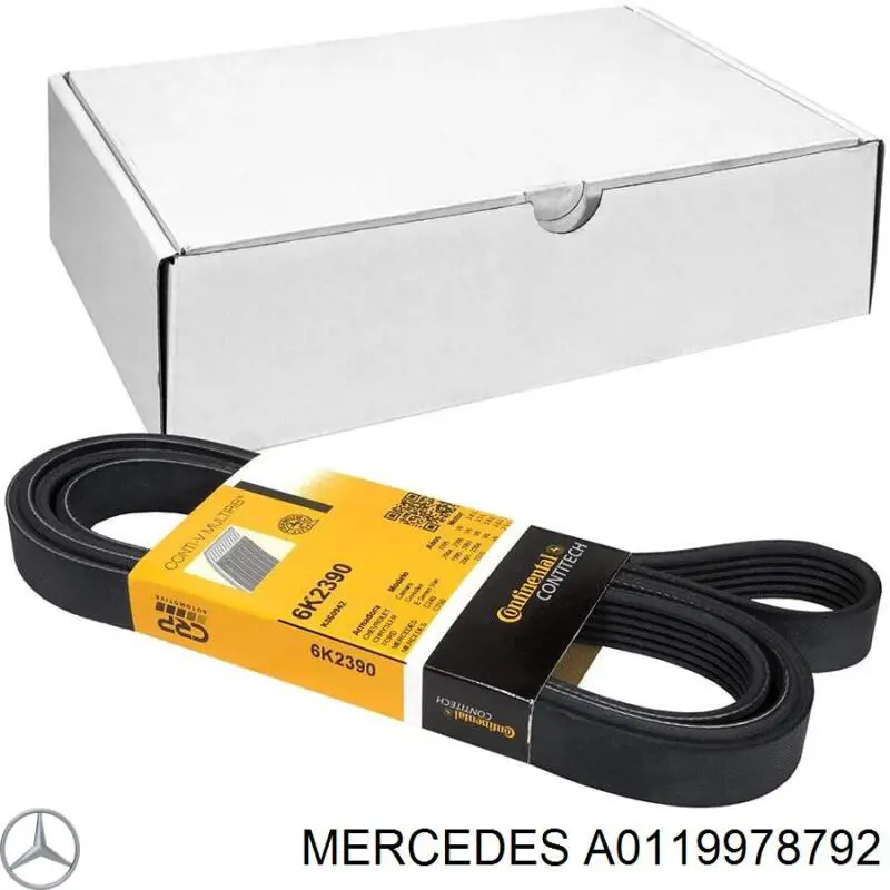 A0119978792 Mercedes Поліклиновий ремінь