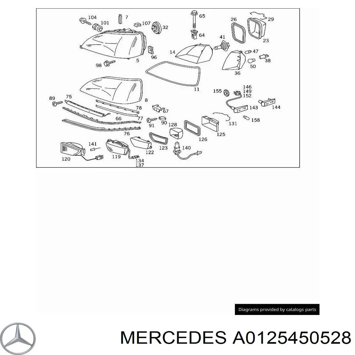  A0125450528 Mercedes