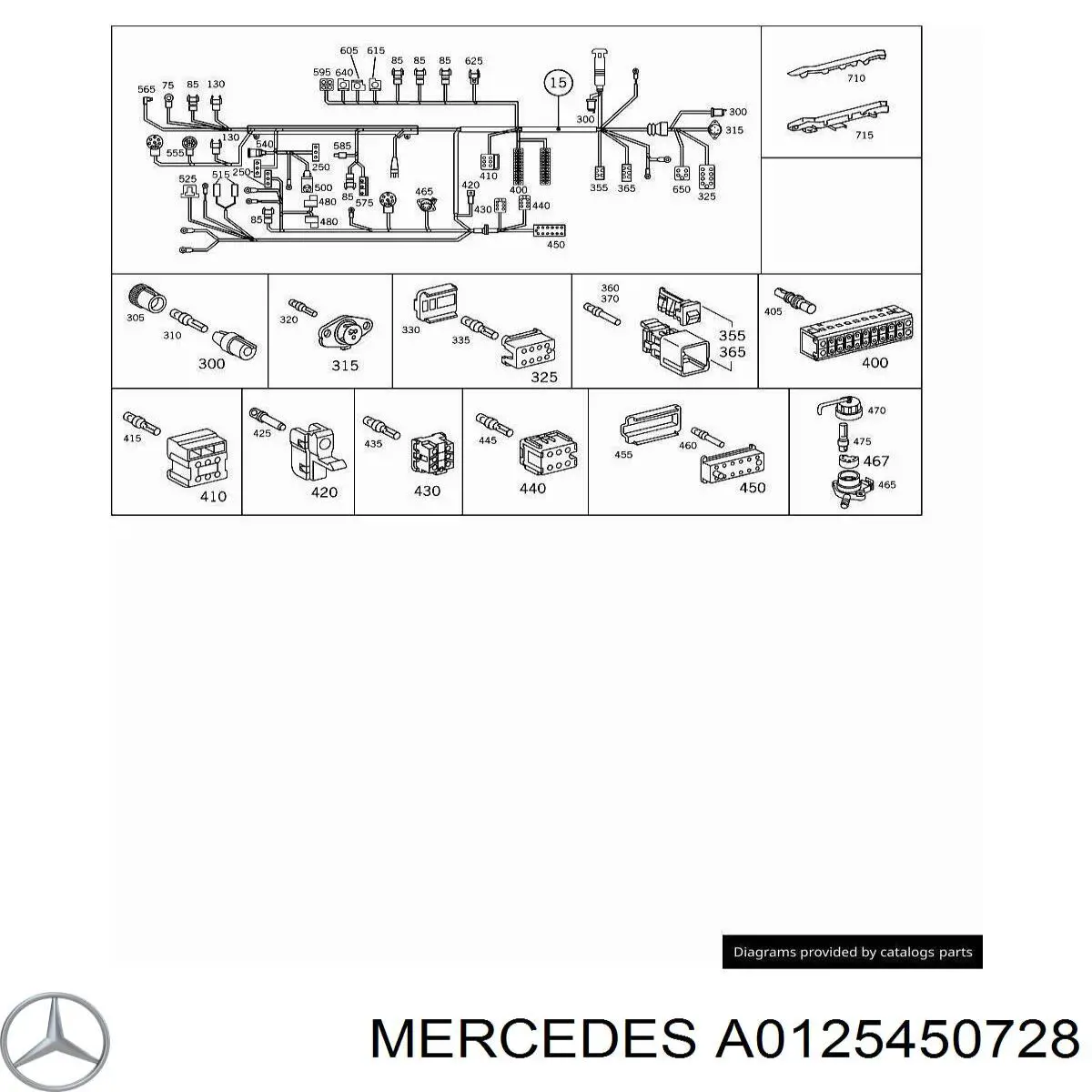 A0125450728 Mercedes 