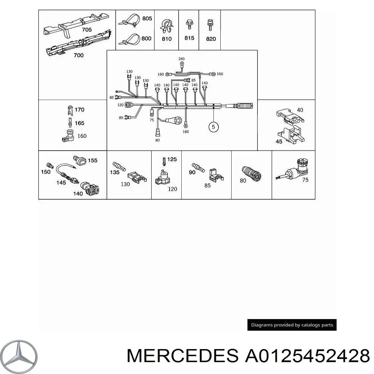 A0125452428 Mercedes 