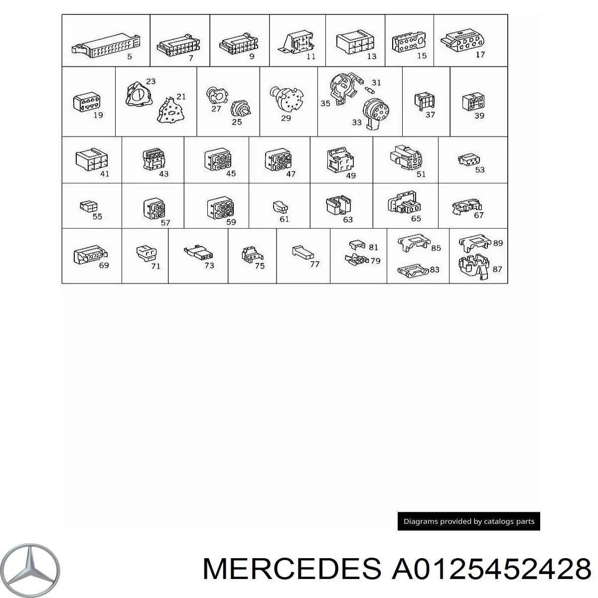Купити A0125452428 Mercedes 