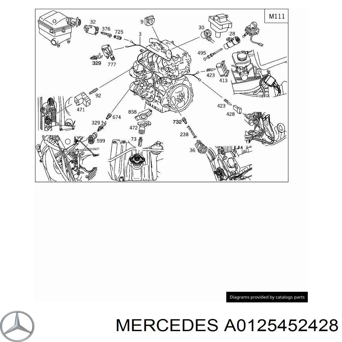  A0125452428 Mercedes