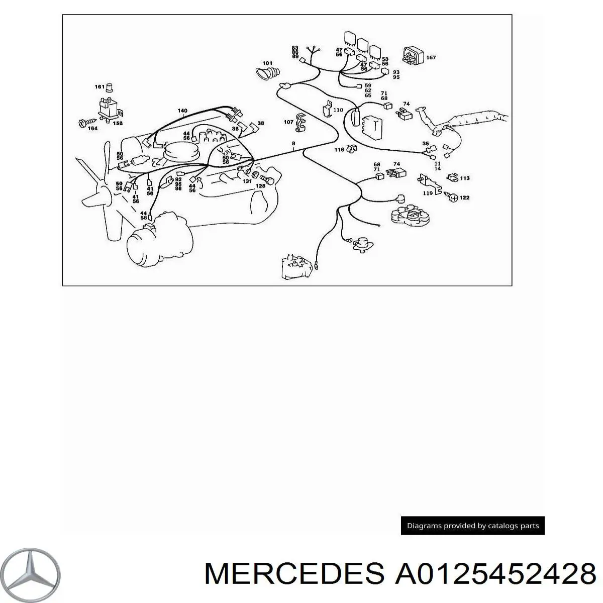 Купити A0125452428 Mercedes 
