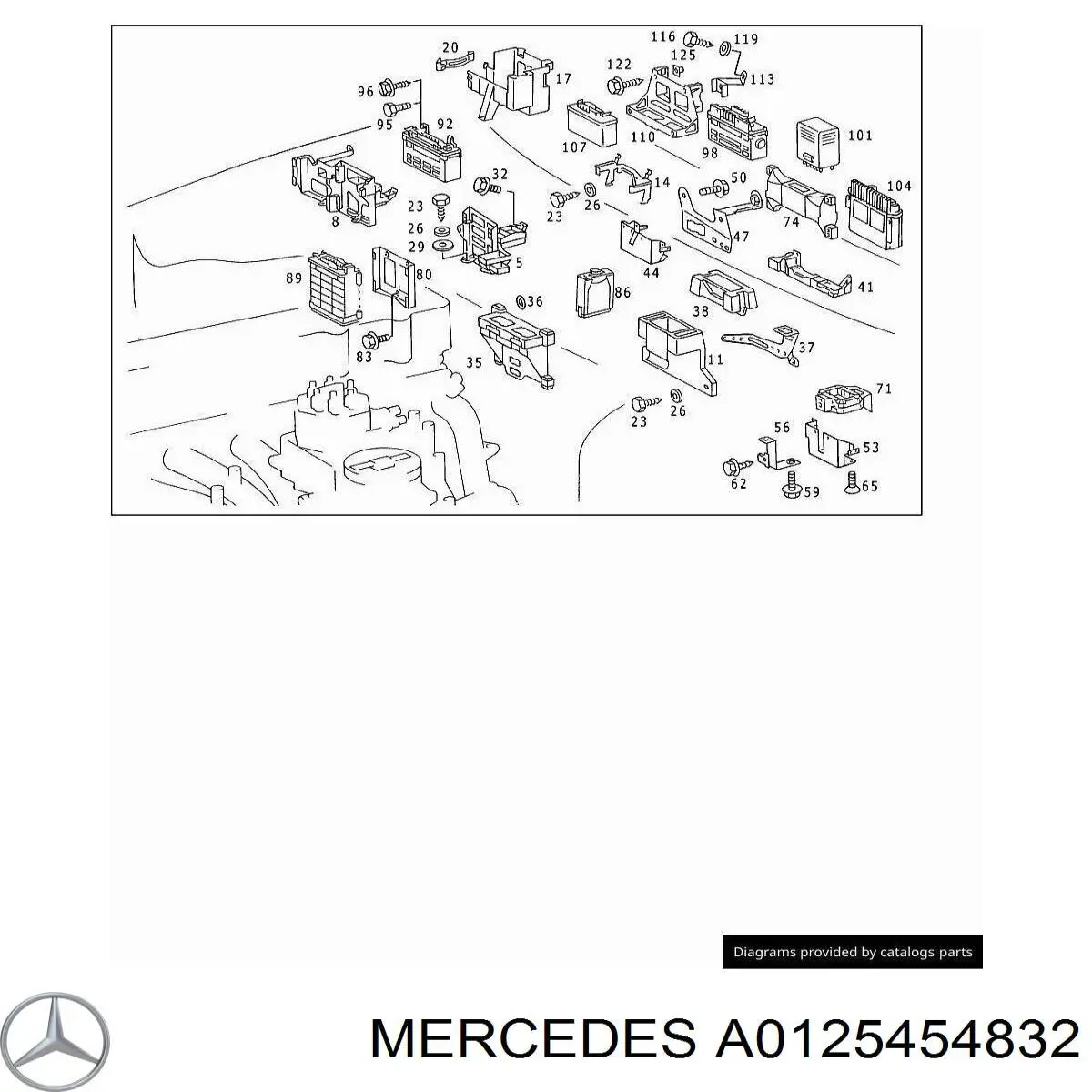 A0125454832 Mercedes 