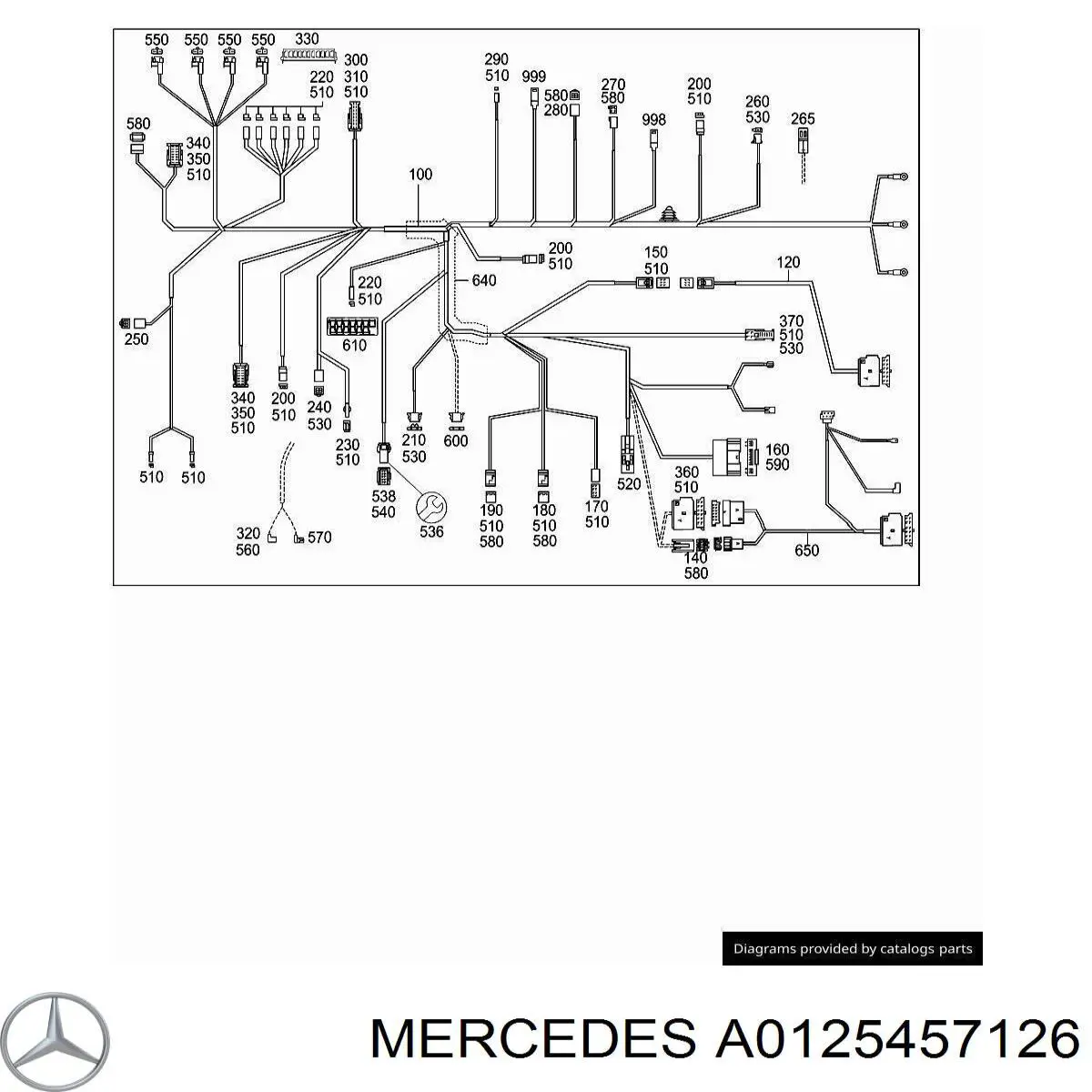 A0125457126 Mercedes 