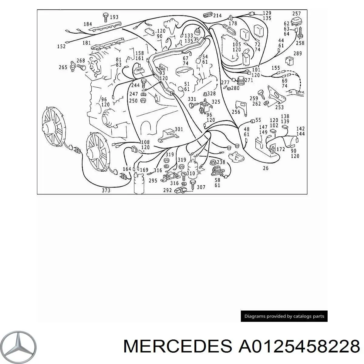 Купити A0125458228 Mercedes 