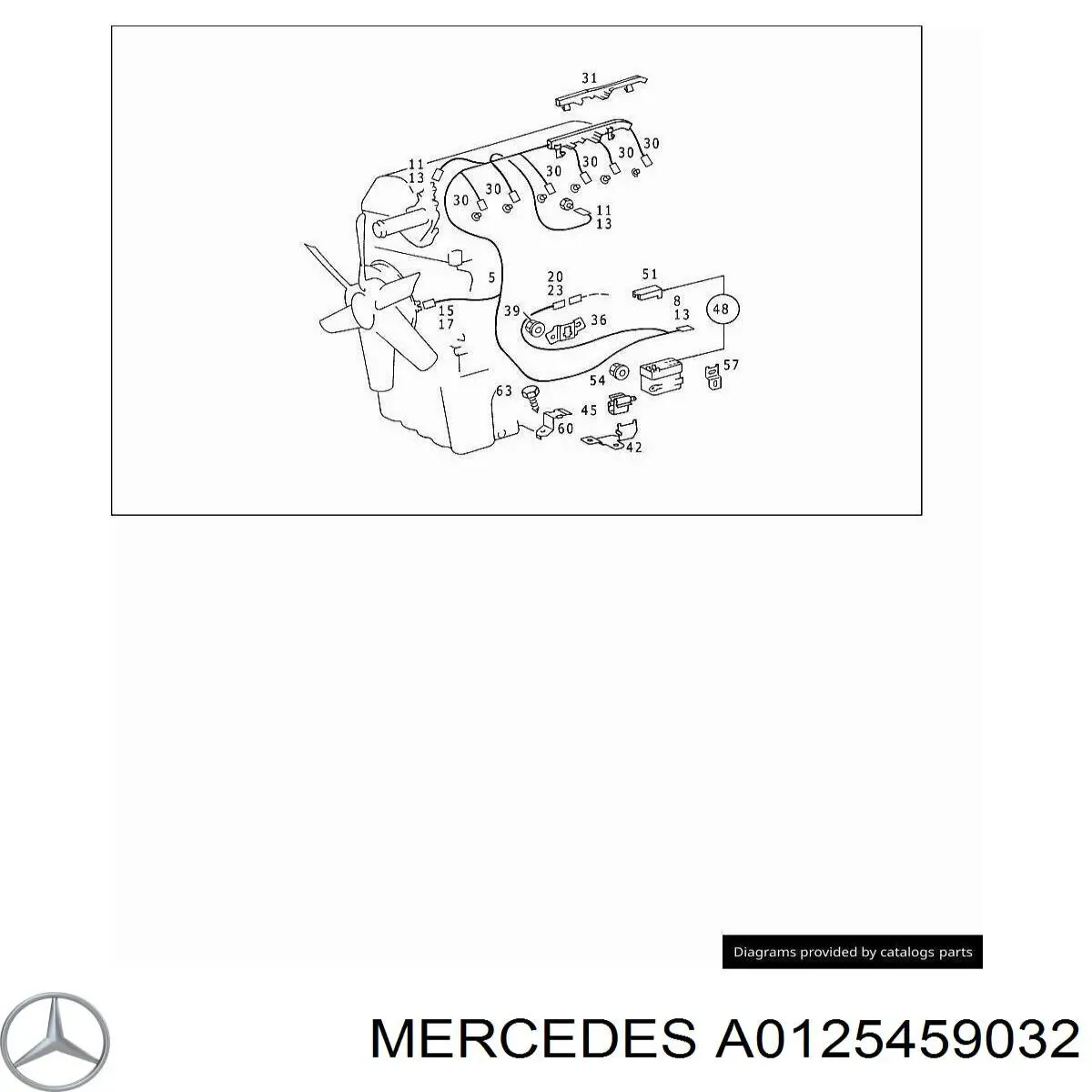 Реле свічок накалу A0125459032 Mercedes