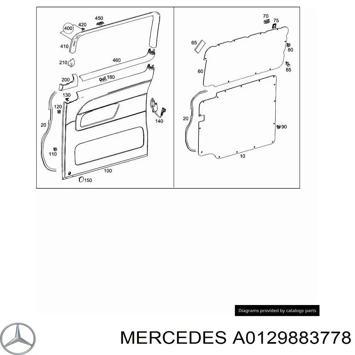 A0129883778 Mercedes 