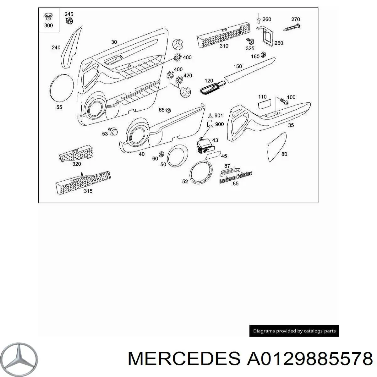  A0129885578 Mercedes