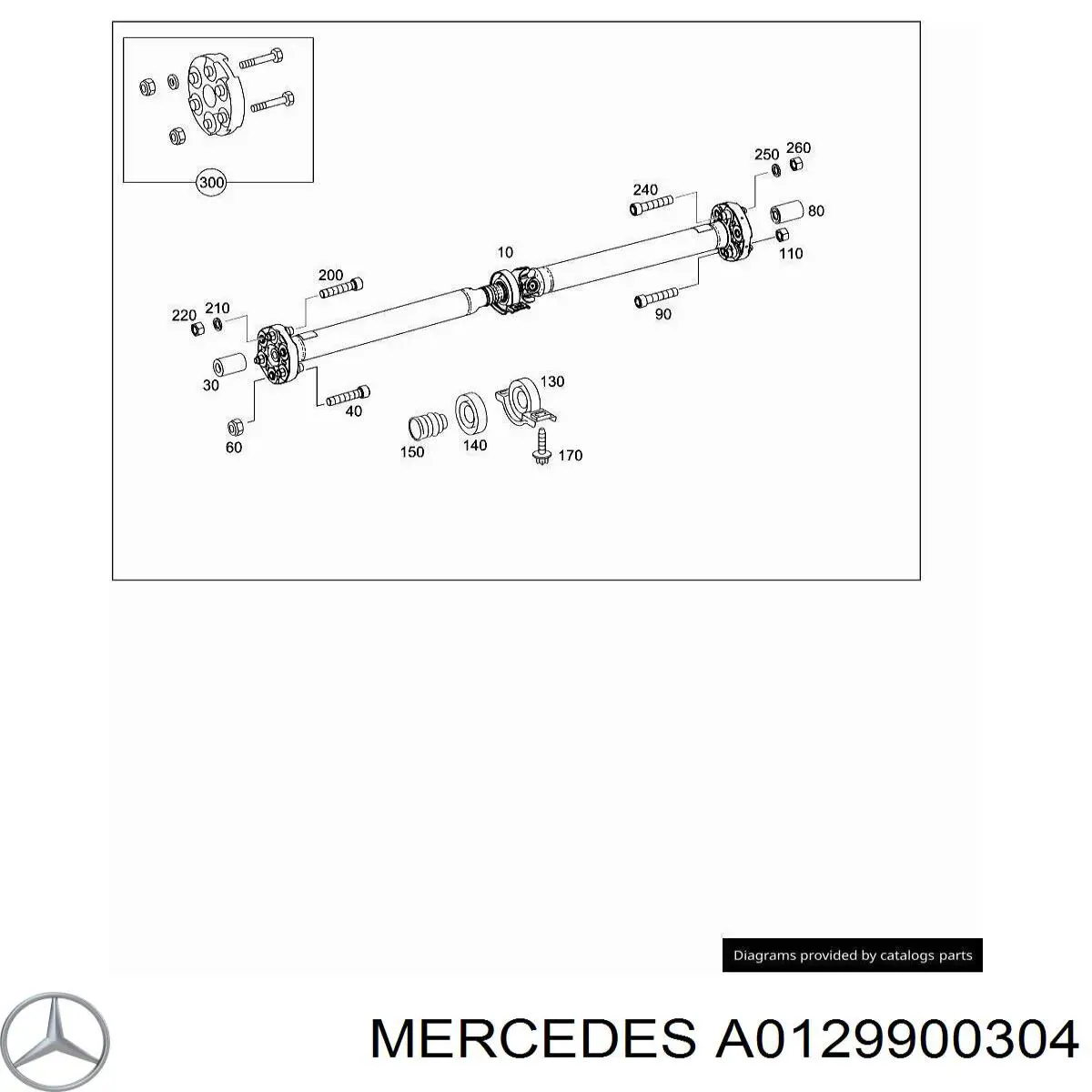  Mercedes A0009909306 ціна, від 9.16 USD