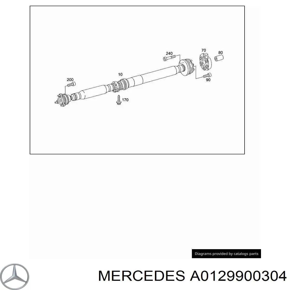 Купити A0009909306 Mercedes 