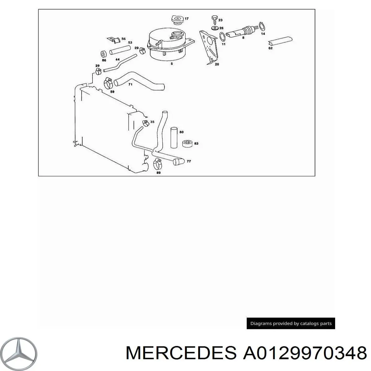  A0129970348 Mercedes