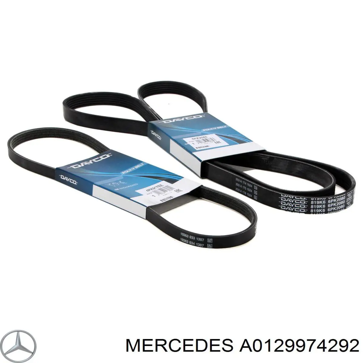 Клиновий ремінь Mercedes A0129974292 ціна, від 21.74 USD