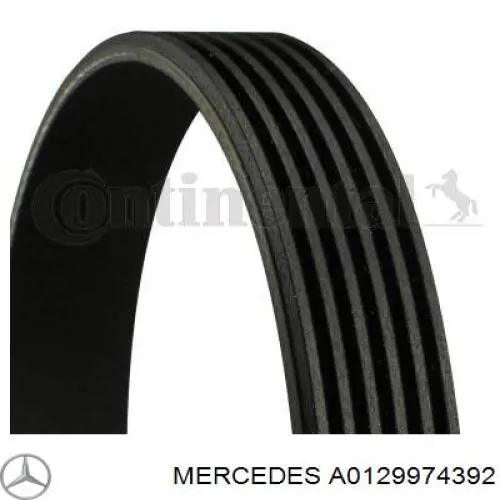 Клиновий ремінь Mercedes A0129974392 ціна, від 20.77 USD
