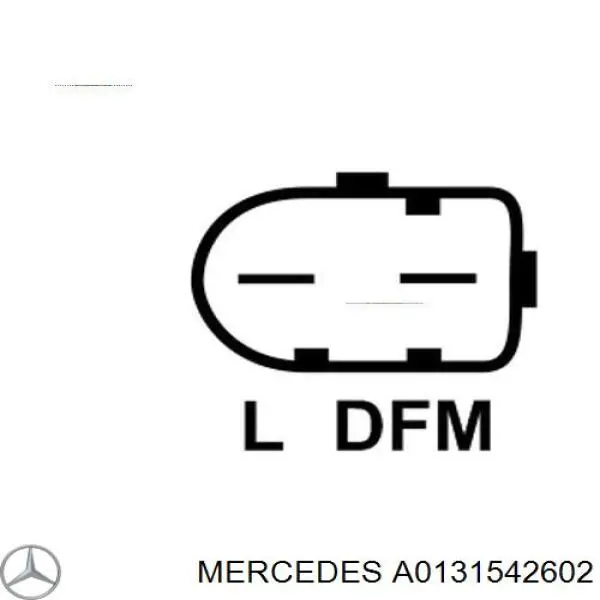 Генератор A0131542602 Mercedes