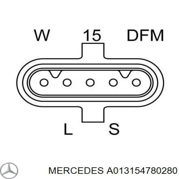 Генератор Mercedes A013154780280 ціна, від 217.76 USD