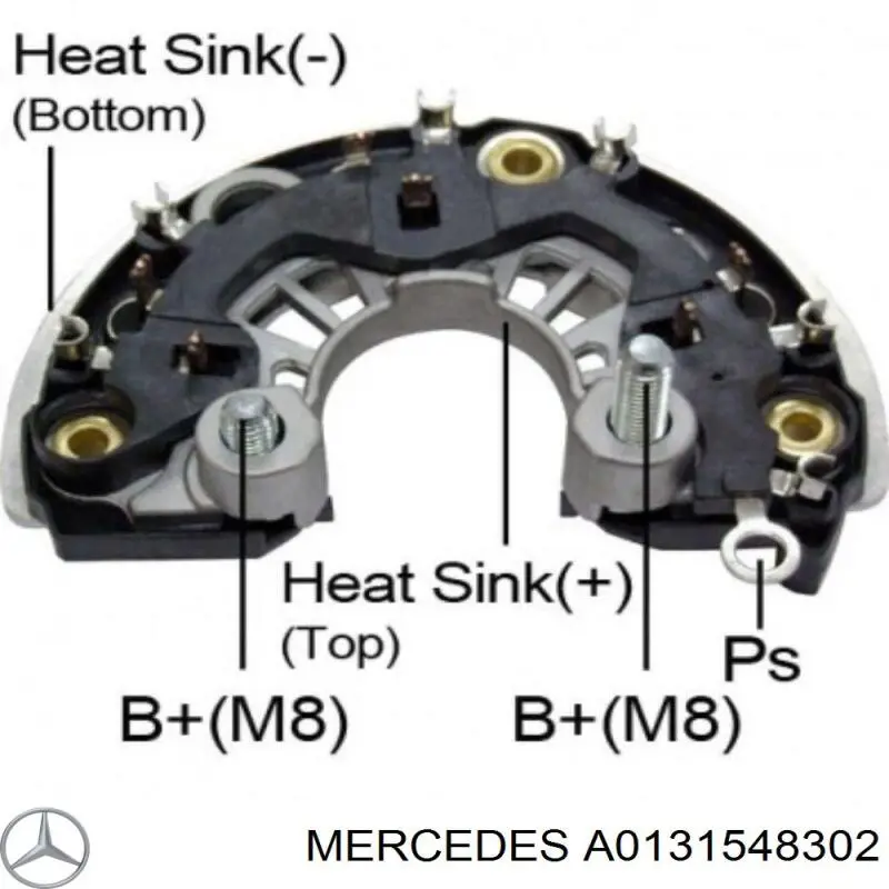 A0131548302 Mercedes генератор