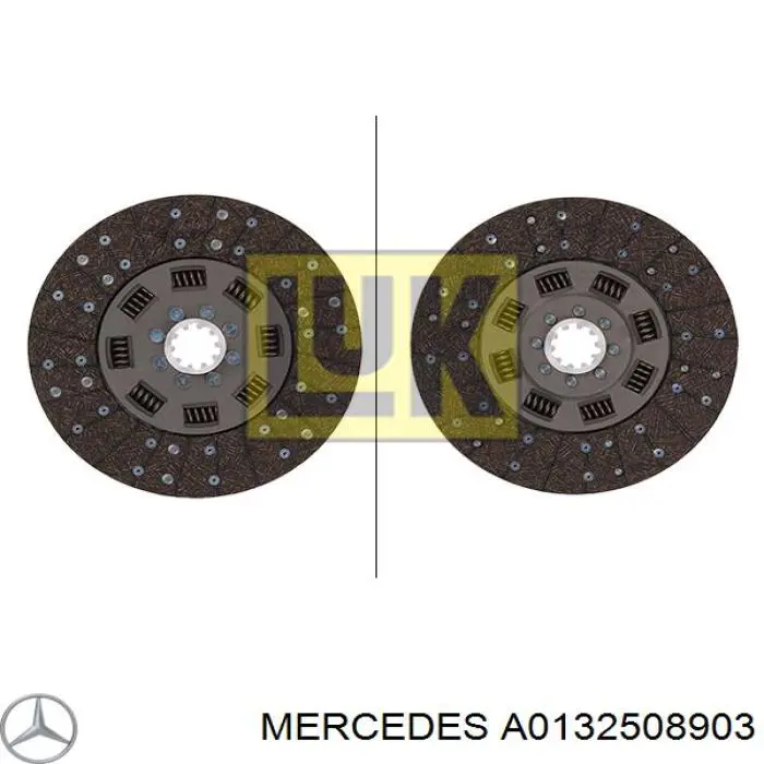 Зчеплення Mercedes A0132508903 ціна, від 61.63 USD