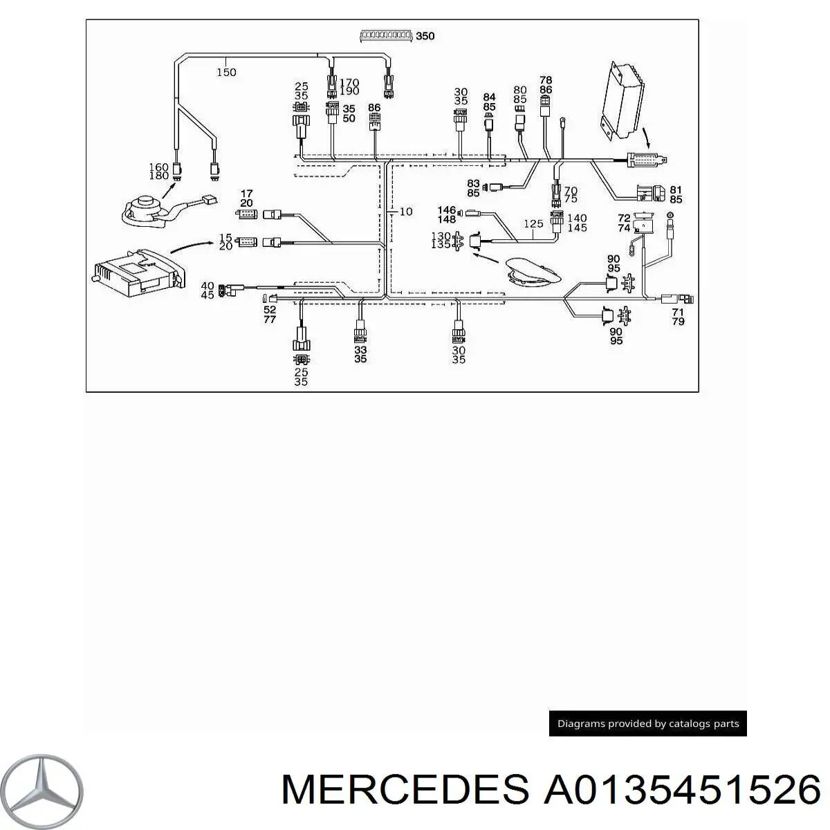  Mercedes A0135451526 ціна, від 3.97 USD