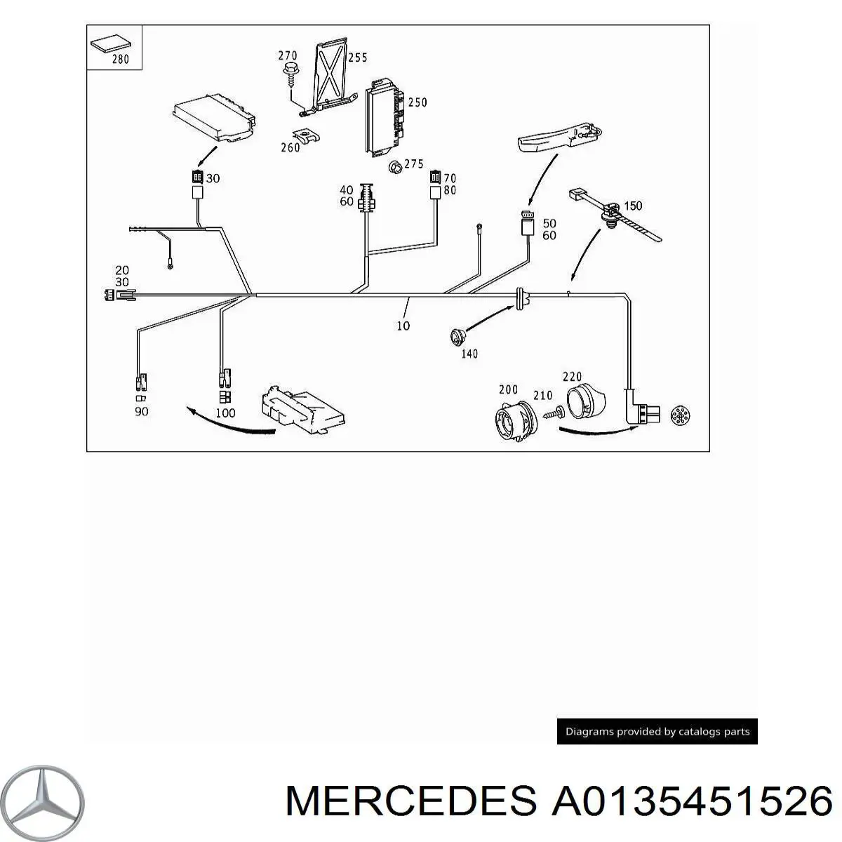 Купити A0135451526 Mercedes 