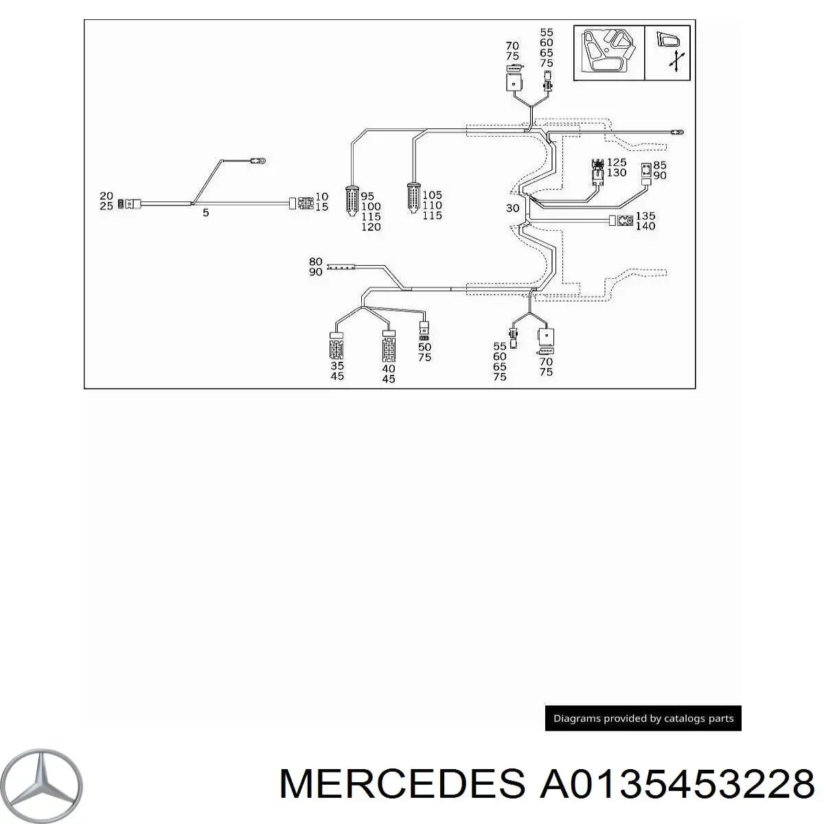 Купити A0135453228 Mercedes 