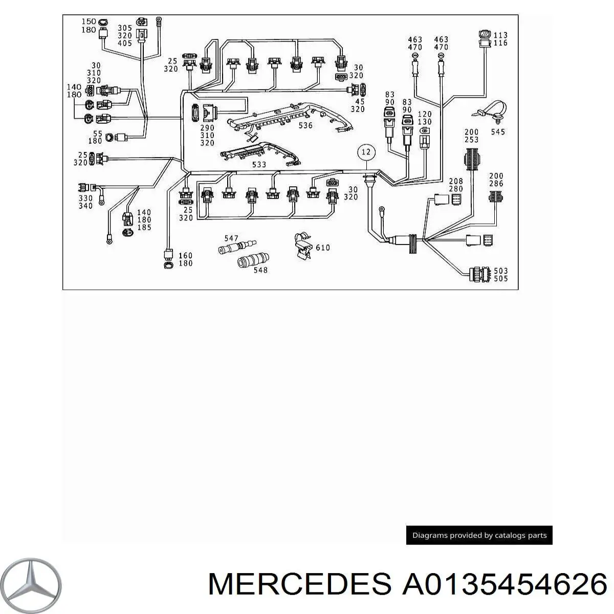  A0135454626 Mercedes