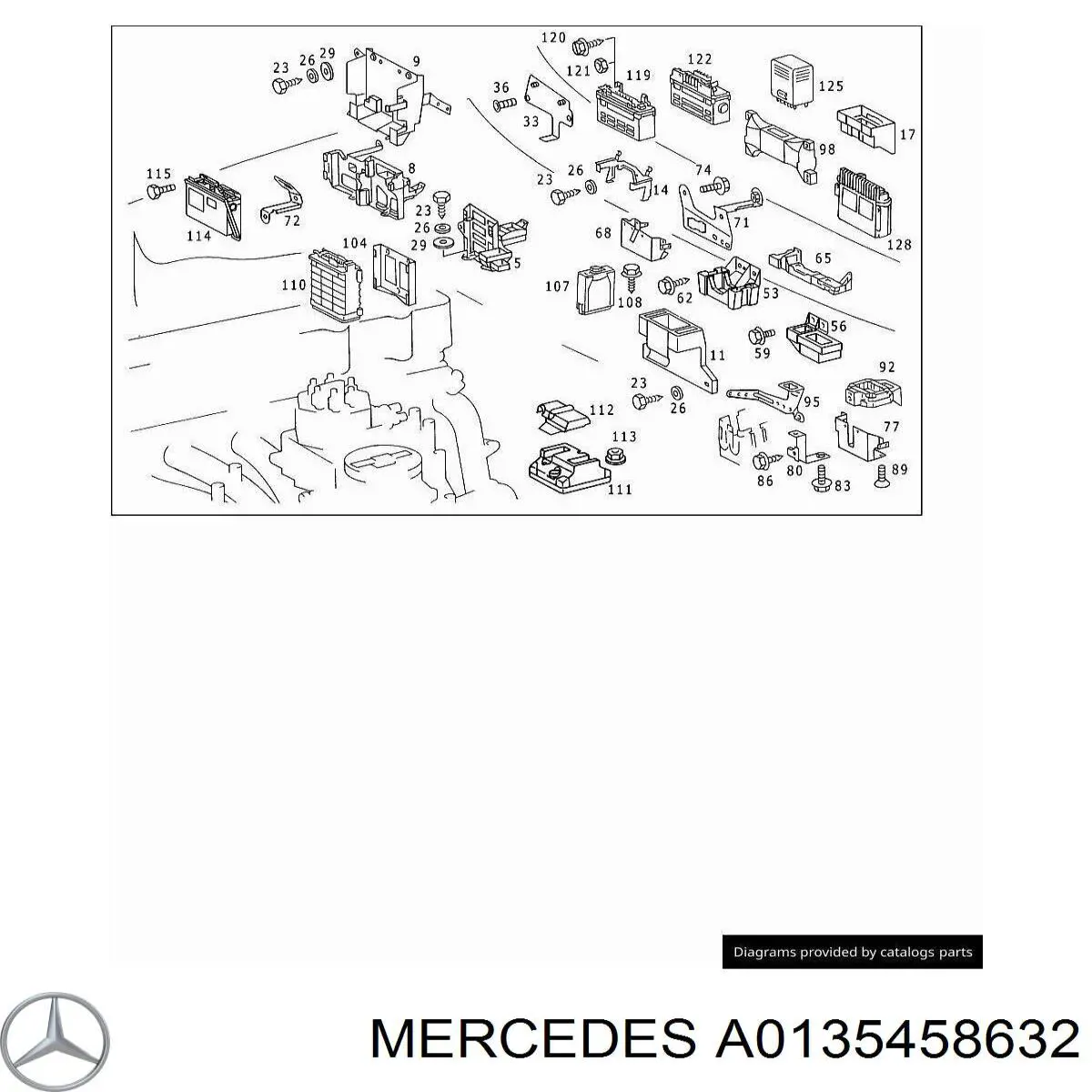 Модуль керування (ЕБУ) ASR Mercedes A0135458632 ціна, від 24.07 USD