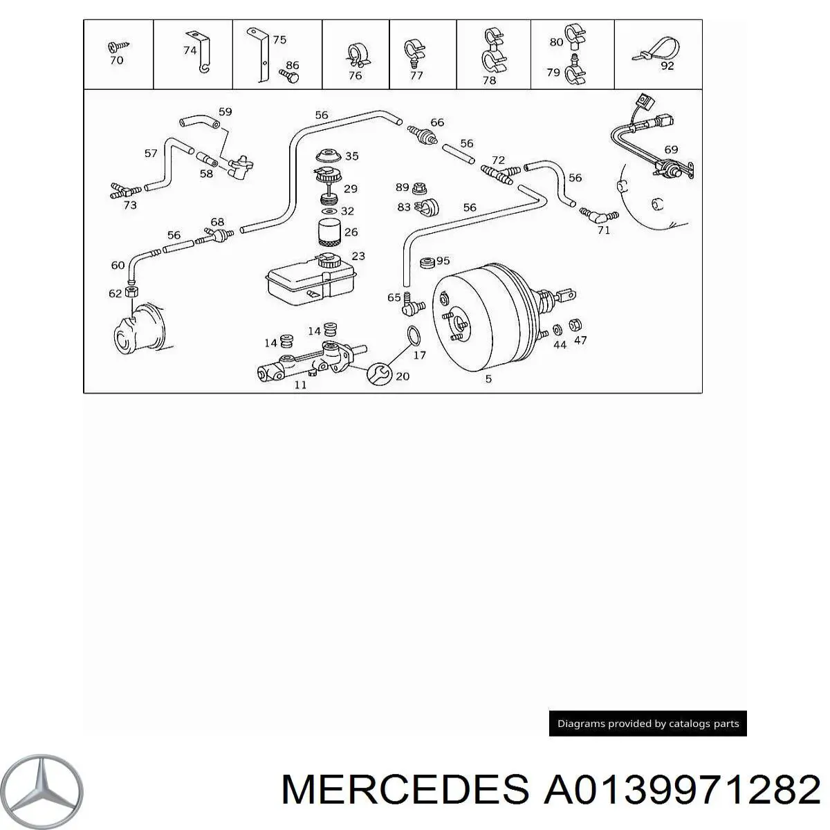 A0139971282 Mercedes 