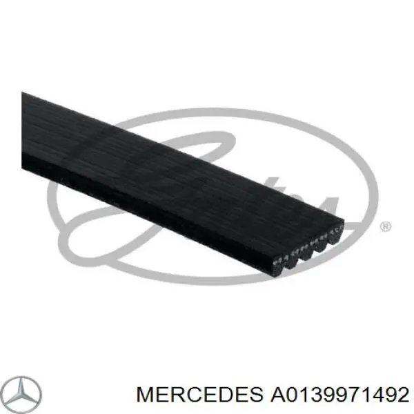 Клиновий ремінь Mercedes A0139971492 ціна, від 9.32 USD