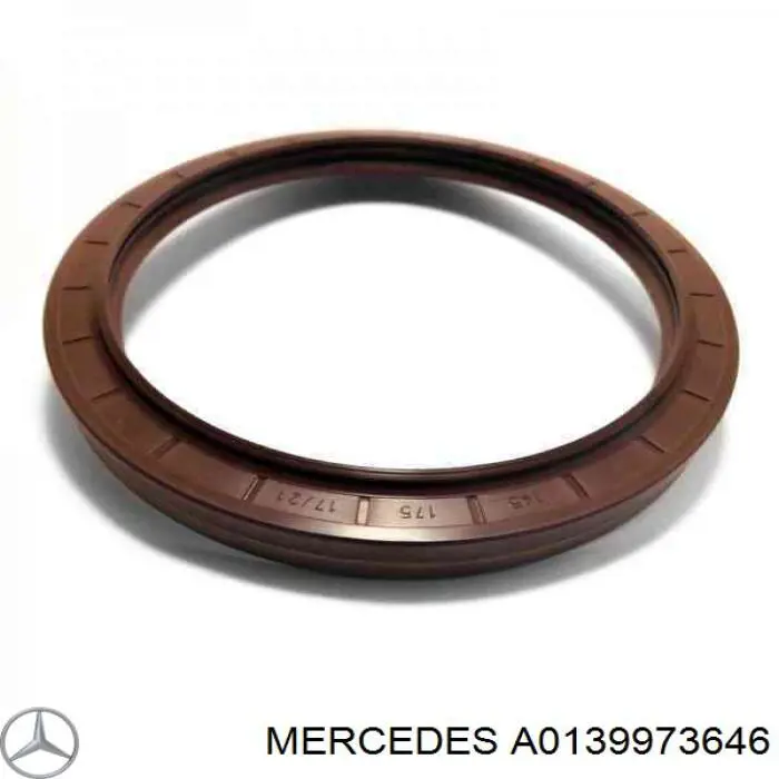 Сальник задньої маточини, зовнішній A0139973646 Mercedes