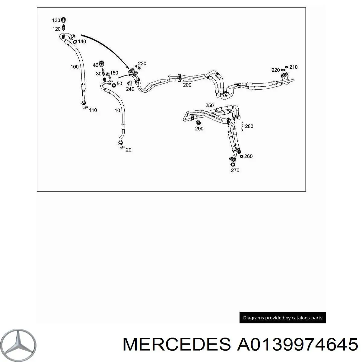  Mercedes A013997464564 ціна, від 3.40 USD