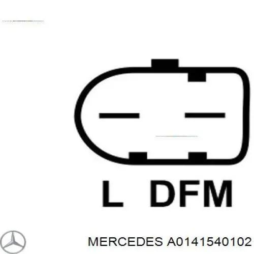 Купити A0141540102 Mercedes Генератор