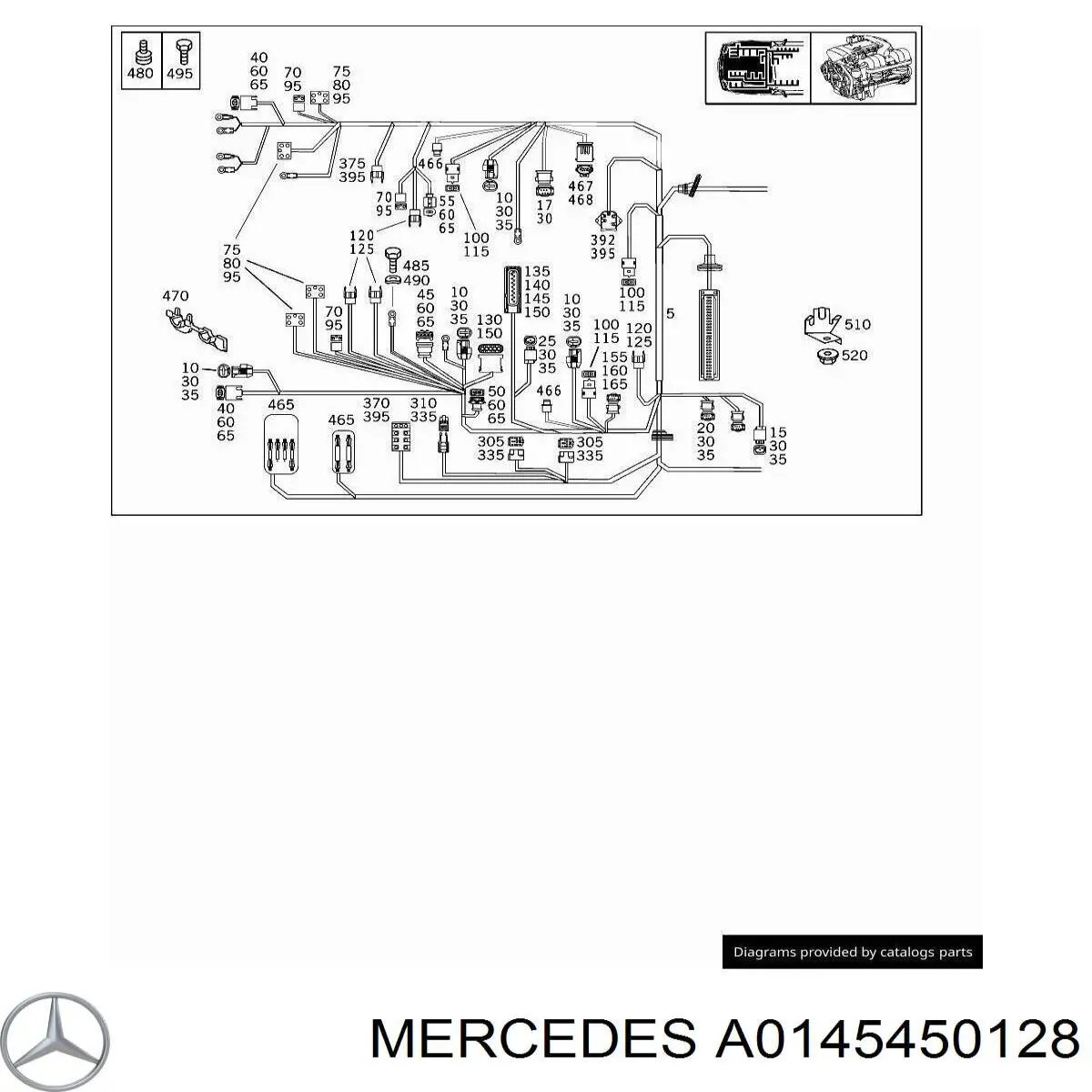  Mercedes A0145450128 ціна, від 5.07 USD