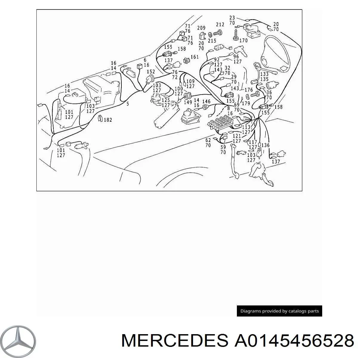 A0145456528 Mercedes 