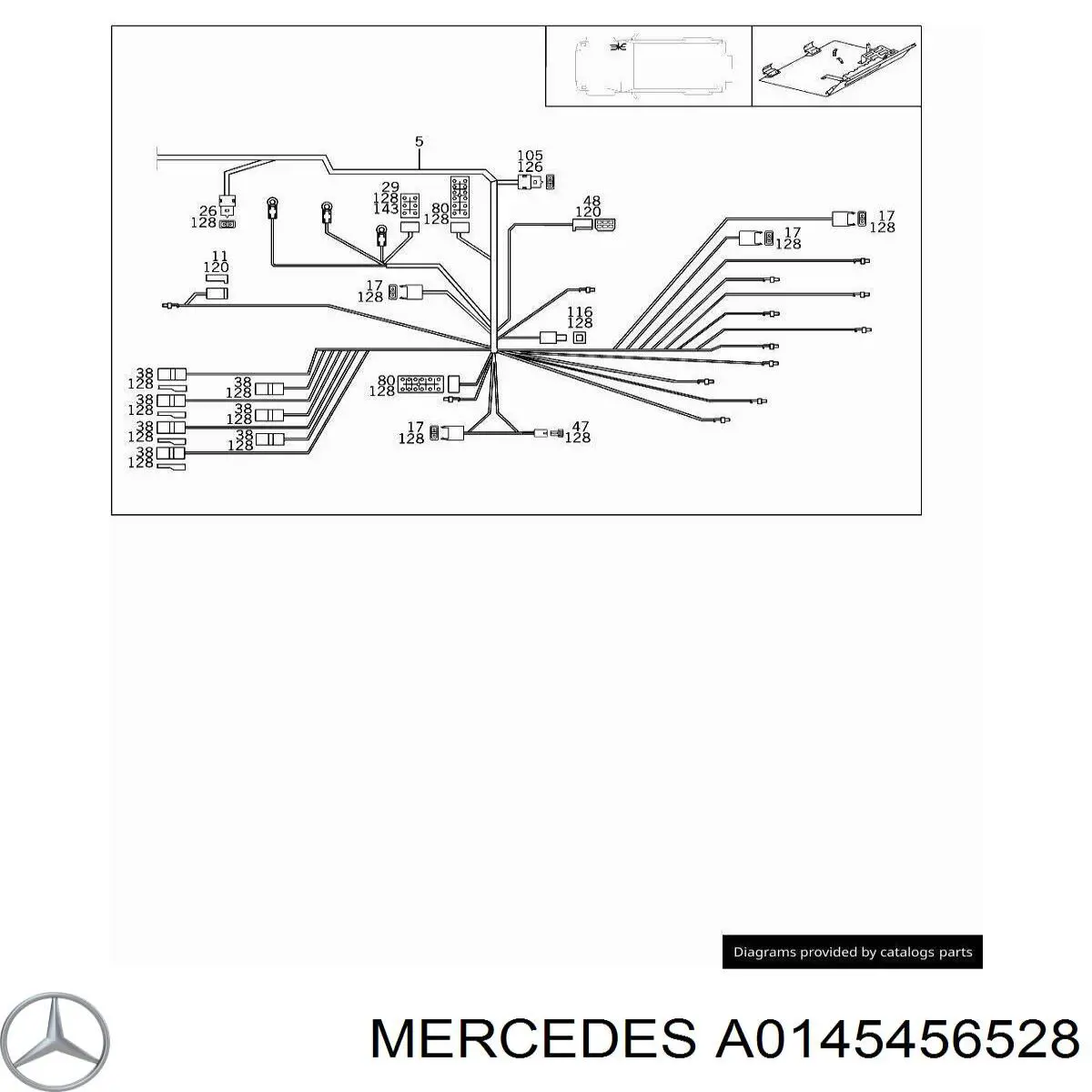  Mercedes A0145456528 ціна, від 22.80 USD