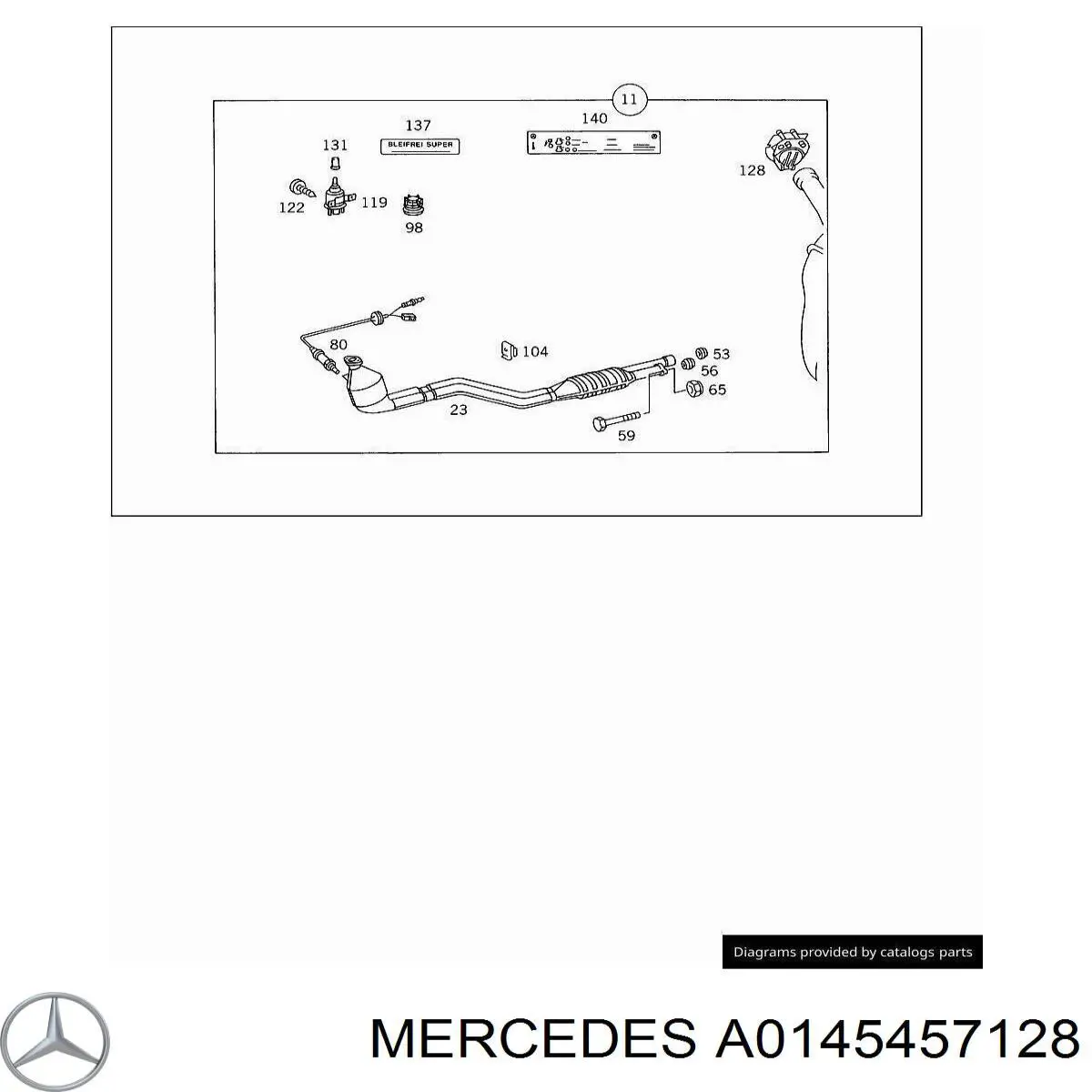  Mercedes A0145457128 ціна, від 19.69 USD