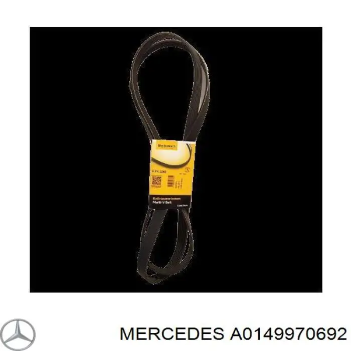 Ремінь генератора A0149970692 Mercedes