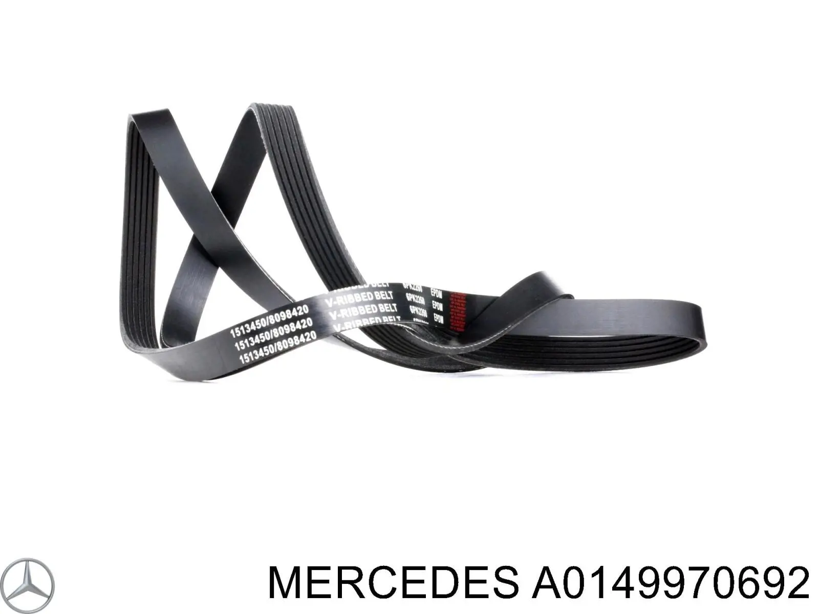 Купити A0149970692 Mercedes Ремінь генератора