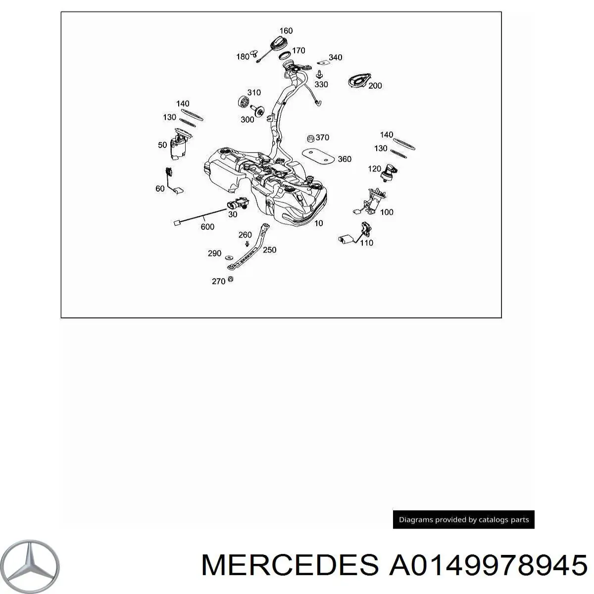 Ущільнювач паливного насосу Mercedes A0149978945 ціна, від 14.96 USD